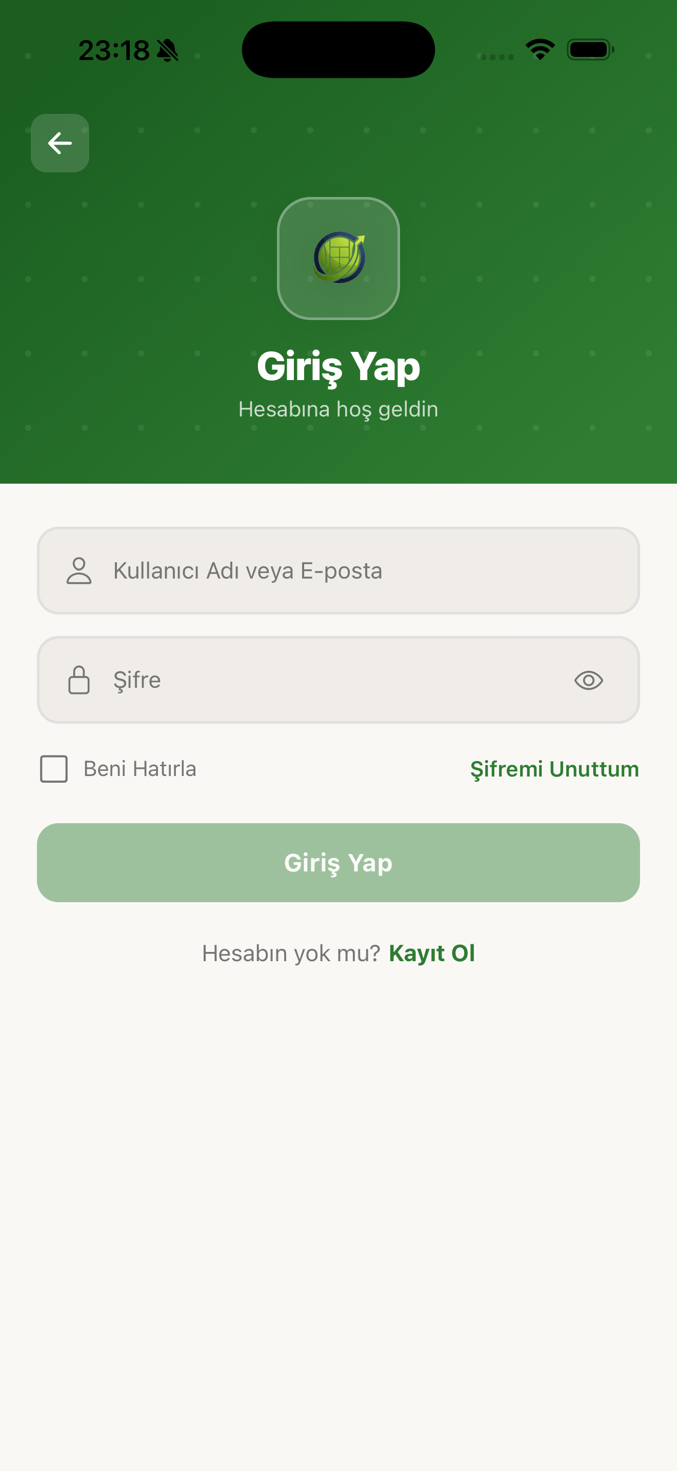 Baseline tenis kulübü rezervasyon uygulaması — ekran 5